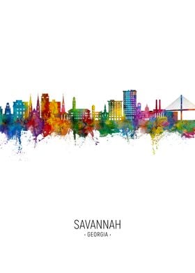 Savannah Skyline Georgia