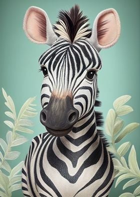 Baby Zebra Cute Animal