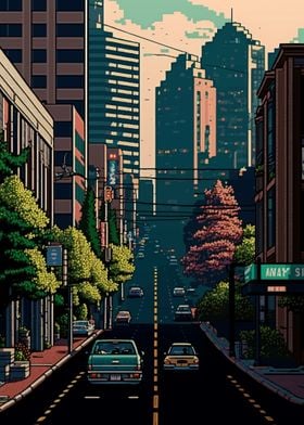 Portland Pixel art