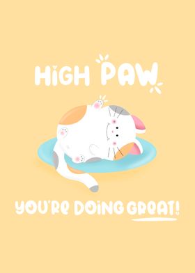 High Paw Pun Cat