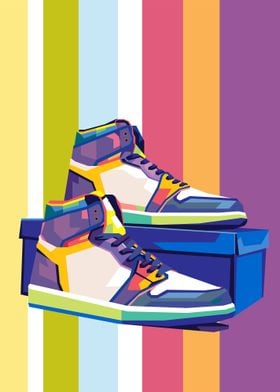 Shoes Pop Art  