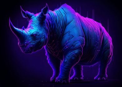 Cyberpunk Rhino