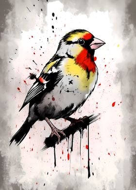 Border Canary Painting