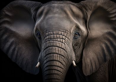 Elephant portrait