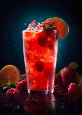 Strawberry cocktail