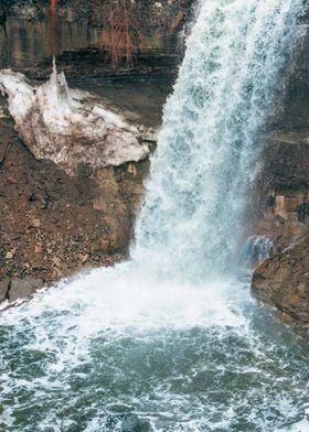 Minnehaha Falls Waterfall