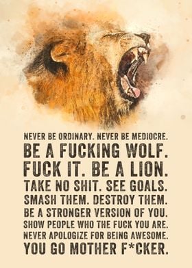 Be A Lion