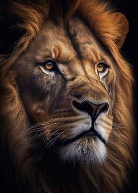 Lion Face Animal