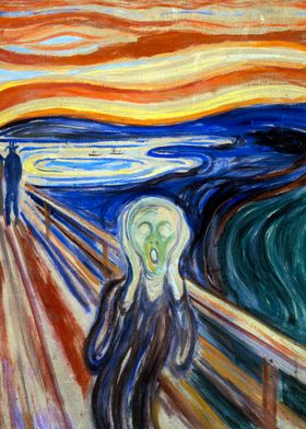 The Scream by Edvard Munch