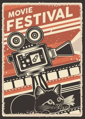 Retro Cat Movie festival