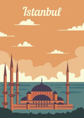 Istanbul city skyline