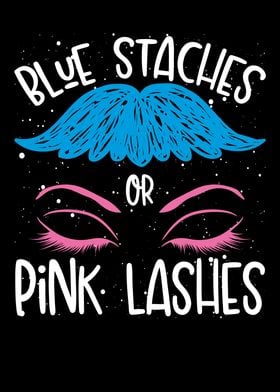 Blue staches or pink lashe