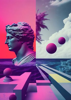 Marble Vaporwave Memories