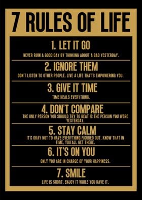 7 Rules of Life