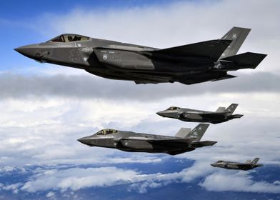 Military Planes Jet F35