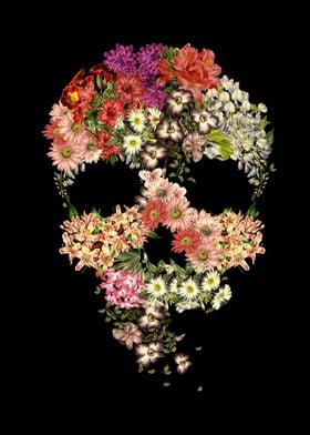 Skull Floral Decay