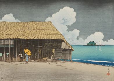 Ukiyo e Seaside Cottage