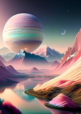 Beautiful Fantasy Planet