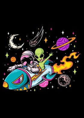 Outer space Illustration