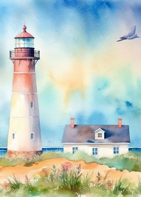House Bird and Lighthouse