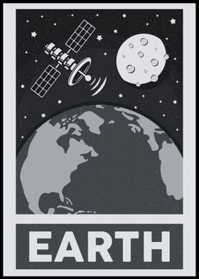 Earth Retro Style