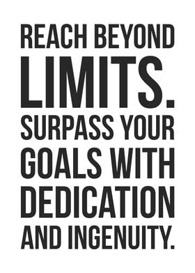 Reach Beyond Limits