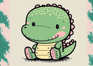 Cute crocodile