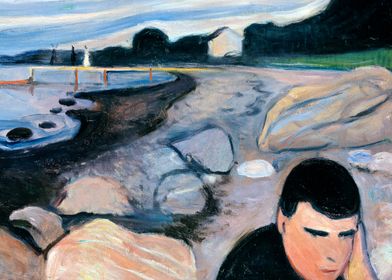 Melancholi by Edvard Munch