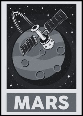 Mars Retro Style