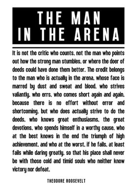 The Man in the Arena