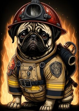 Dog Firefighter