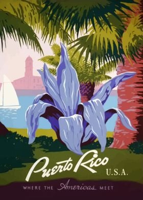 Puerto Rico USA Poster