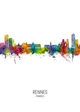 Rennes Skyline France