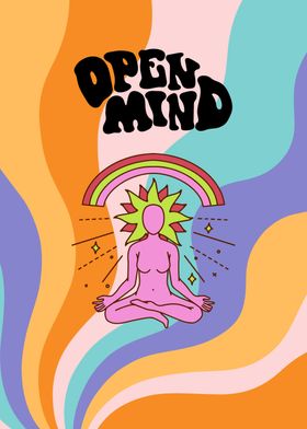 Groovy Open Minded Hippie