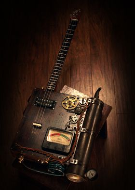 antique electric guitar