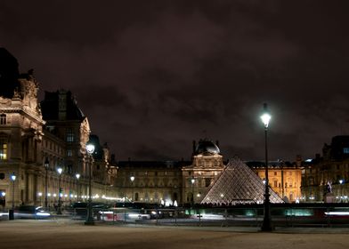 Louvre Museum by night