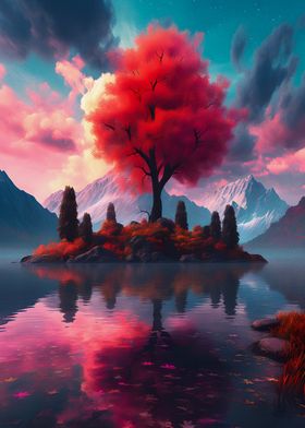 The red tree