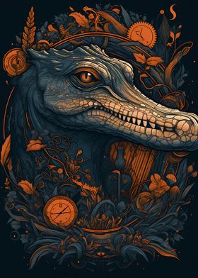 Alligator Whimsical