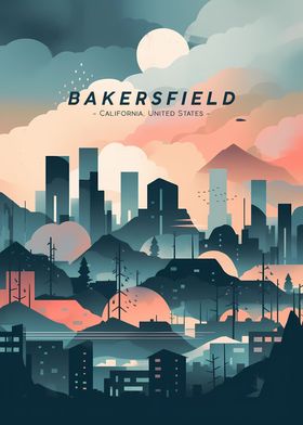 Bakersfield Cityscape view
