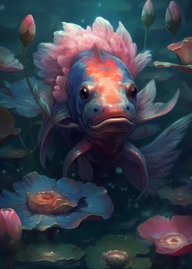 Koi Fish Dreamlike