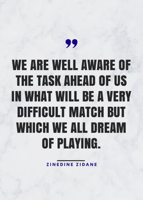 Zinedine Zidane quotes 