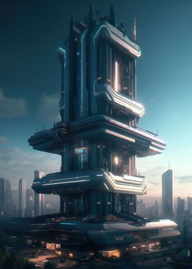 Skyscraper Futuristic City