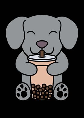 Weimaraner Bubble Tea 