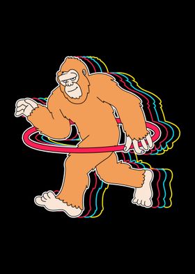 Hula Hoop Bigfoot