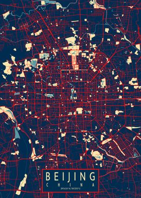 Beijing City Map Hope