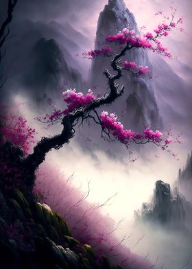 Cherry blossoms Landscape