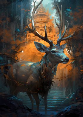 Deer Enchanted place
