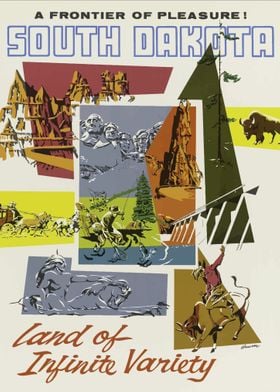 South Dakota USA Poster