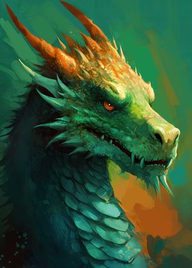 Chinese Dragon Portrait