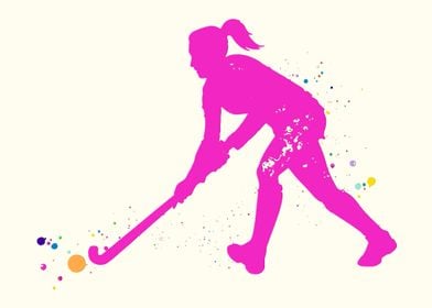 Field Hockey Girl